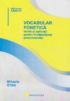 Vocabular Fonetica Teorie aplicatii pentru