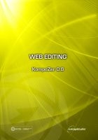 Web Editing - KompoZer 0.8